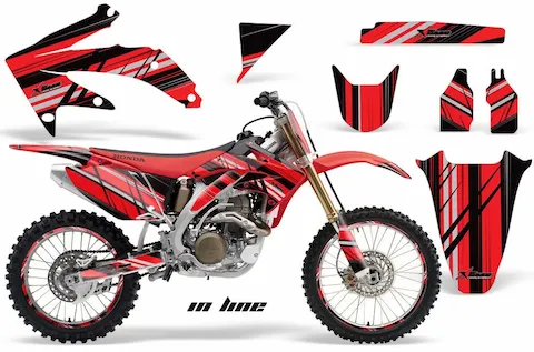 Honda CRF450R with the In Line graphic kit